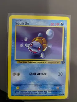 Pokemon - Squirtle 68/82 Common Unlimited Team Rocket - LP - Image 1