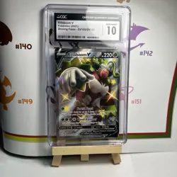 CGC 10 Pokemon Rillaboom V Shining Fates Shiny Holo SV105/SV122 2021 - Image 1
