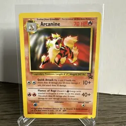 Arcanine #6 WoTC Black Star Promo Vintage Pokemon TCG - Image 1