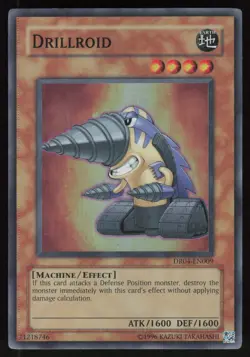 Drillroid DR04-EN009 Super Rare Dark Revelation Volume 4 Yu-Gi-Oh - Image 1