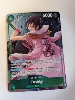 Tashigi OP14-029 Dash Pack Promo The Azure Sea's Seven English One Piece NM - Image 1