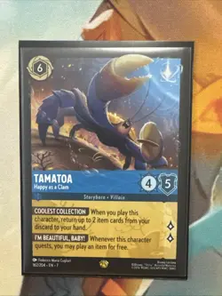 Disney Lorcana Tamatoa - Happy as a Clam 162/204 Archazia's Island Legendary - Image 1