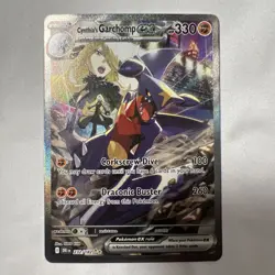 Cynthia's Garchomp EX 232/182 Sir Destined Rivals Secret Rare Card English - Image 1