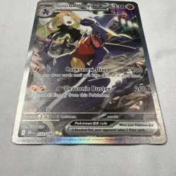 Cynthia's Garchomp EX 232/182 Sir Destined Rivals Secret Rare Card English - Image 2