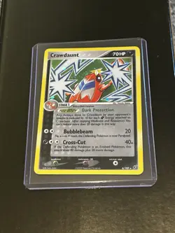 Crawdaunt 6/107 Holo Rare - EX Deoxys 2005 - Pokemon TCG Card - Image 1