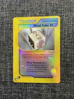 Metal Cube 01 129/147 Pokemon Card Pokemon TCG Aquapolis Reverse Holo - Image 1