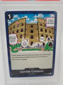 2023 One Piece Card Corrida Coliseum OP04 PRE RELEASE #096 ENGLISH Graded PSA 10 - Image 5
