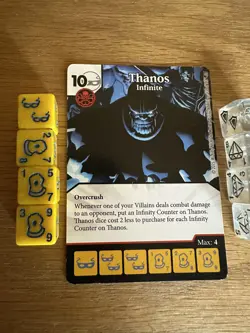 Marvel Dice Masters Super Rare Lot (4 cards) with Dice - Image 2