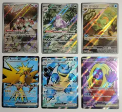 Pokemon 151 Illustration & Full Art Lot of 6 NM Cards, Nidoking, Mr Mime etc - Image 2