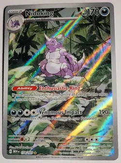 Pokemon 151 Illustration & Full Art Lot of 6 NM Cards, Nidoking, Mr Mime etc - Image 4