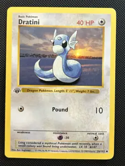 Pokemon 1st Edition Shadowless Base Set Card Lot - 6 Cards Total LP - Image 3