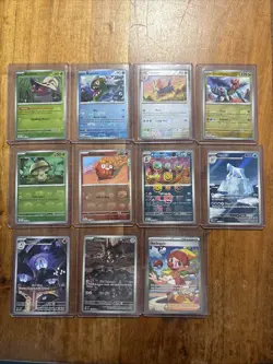Pokemon Tcg Art Rare And Master Ball Black Bolt White Flare 11 Card Lot NM - Image 1