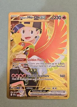Pokemon TCG Ethans Ho-Oh EX Gold #239 Destined Rivals Card Hyper Rare - Image 1
