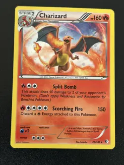 Pokemon TCG Charizard Holo Rare Card Boundaries Crossed 20/149 - Image 1