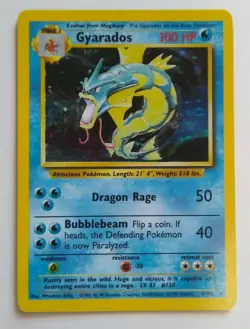 Gyarados 6/102 Holo Base Set Unlimited Singles Pokemon Trading Card - Image 1