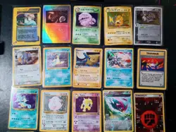Vintage Pokemon Card Binder Collection Lot Wotc Neo E Base 2 1st Fossil Holo LP - Image 2