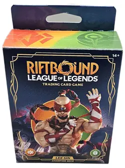 Riftbound League Of Legends TCG - Lee Sin Champion Deck - 56 Card Starter Deck - Image 1