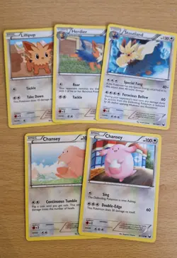Pokemon TCG Dark Explorers Chansey Stoutland Bundle - Image 1