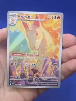 Pokemon SV10 Destined Rivals Rapidash 189/182 Illustration Rare IR NM - Image 2