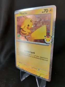 Pikachu 51 /162 - 2026 Pokemon Day Promo Stamped w/ Coin - Pokemon TCG - NM - Image 4