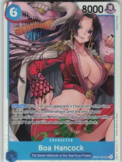 One Piece TCG Boa Hancock (051) SR 500 Years in the Future OP07-051 - Image 1