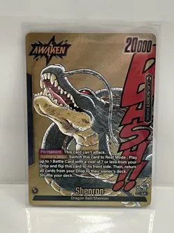 Shenron FB07-097 Leader Gold Manga Booster 02 Dragon Ball Card English NM - Image 1