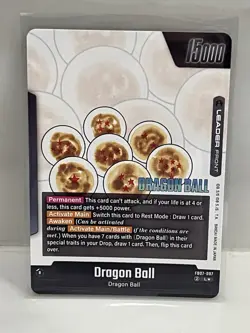 Shenron FB07-097 Leader Gold Manga Booster 02 Dragon Ball Card English NM - Image 2
