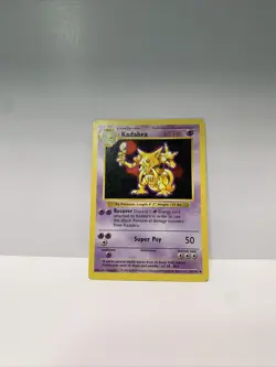 Pokemon TCG Kadabra Base Set Shadowless Uncommon Card 32/102 Near Mint 1999 - Image 1