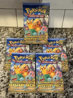 Pokemon TCG • Sealed Mystery Pack • 10 Cards 3 Guaranteed Hits (RH / Holo / etc) - Image 1