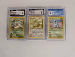 3 CGC Graded Pokemon Cards Bulk Lot TCG Cards Pokemon TCG - Image 1