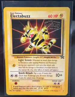 Pokemon WB Movie Promo Lot (3 cards) 1999 - Pikachu, Mewtwo, Electabuzz - NM/LP - Image 2
