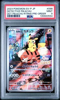 Detective Pikachu Returns 098/SV-P PSA 9 Promo Card Pokemon Pre-Order - Image 1