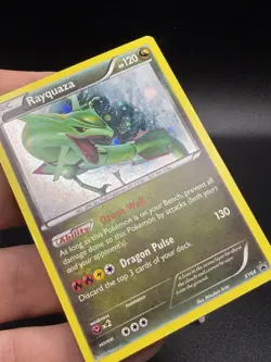 Pokemon TCG Rayquaza XY Black Star Promos Holo Card XY64 MP CD3 - Image 2
