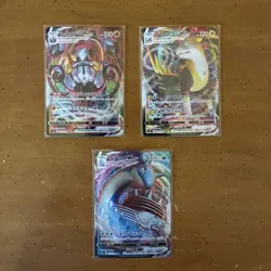 Lot of 3 Pokemon Japanese VMAX Cards NM - Image 1