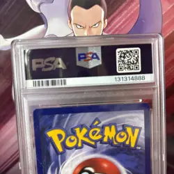 2000 Pokemon Mew Black Star Pokemon League Promo Card #8 PSA 9 MINT - Image 4