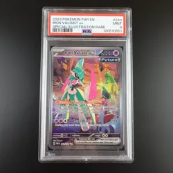 PSA 9 Iron Valiant ex 249/182 Pokemon Paradox Rift Graded Card - Image 1