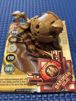 Bakugan:Battle Brawlers | Subterra 🏔 Rattleoid | 430G | + Gold Gate Card Match - Image 1