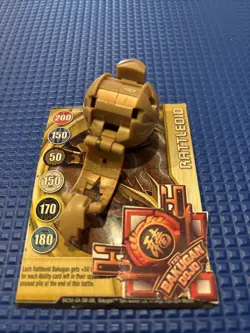 Bakugan:Battle Brawlers | Subterra 🏔 Rattleoid | 430G | + Gold Gate Card Match - Image 4