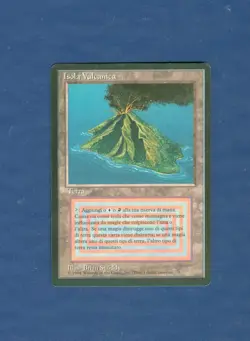 VOLCANIC ISLAND Dual Land 1994 Revised FBB Italian MTG Unplayed Near Mint - Image 4