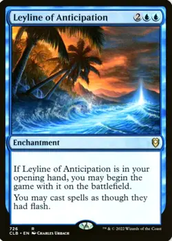 X 1 Leyline of Anticipation NM-M Battle for Baldur's Gate 726 MTG Magic - Image 1