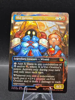 Vivi Ornitier (Borderless) (Chocobo Track Foil) (Magic The Gathering) Near Mint - Image 1