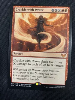 Crackle with Power - MTG - Strixhaven: School of Mages Regular - NM - Image 1