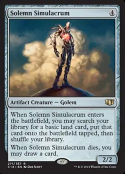 Solemn Simulacrum - Commander 2014 #271/337 MTG Magic The Gathering - Image 1