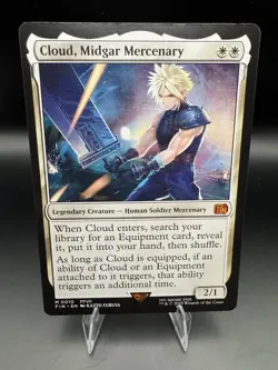 Cloud Midgar Mercenary 0010 Regular MTG Final Fantasy NM - Image 1