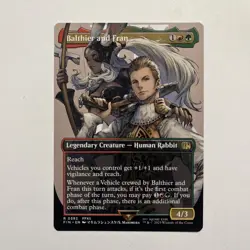Balthier and Fran (0393) (Borderless) #393 (NM) Final Fantasy - MTG - NM - Image 1
