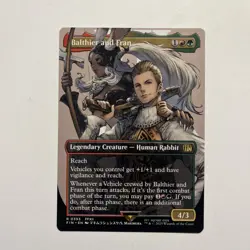 Balthier and Fran (0393) (Borderless) #393 (NM) Final Fantasy - MTG - NM - Image 2
