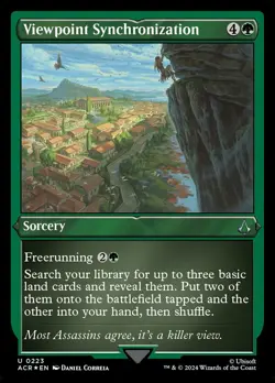 [MTG] Viewpoint Synchronization (Foil Etched) (0223) (ACR) NM - Image 1