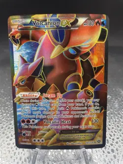 Pokemon TCG XY Steam Siege Volcanion EX (Full Art) 107/114 - Image 1