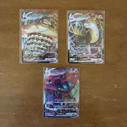 Lot of 3 Pokemon Japanese VMAX Cards NM - Image 1