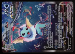 Vaporeon VMAX SWSH182 Promo SWSH Black Star Pokemon - Image 1